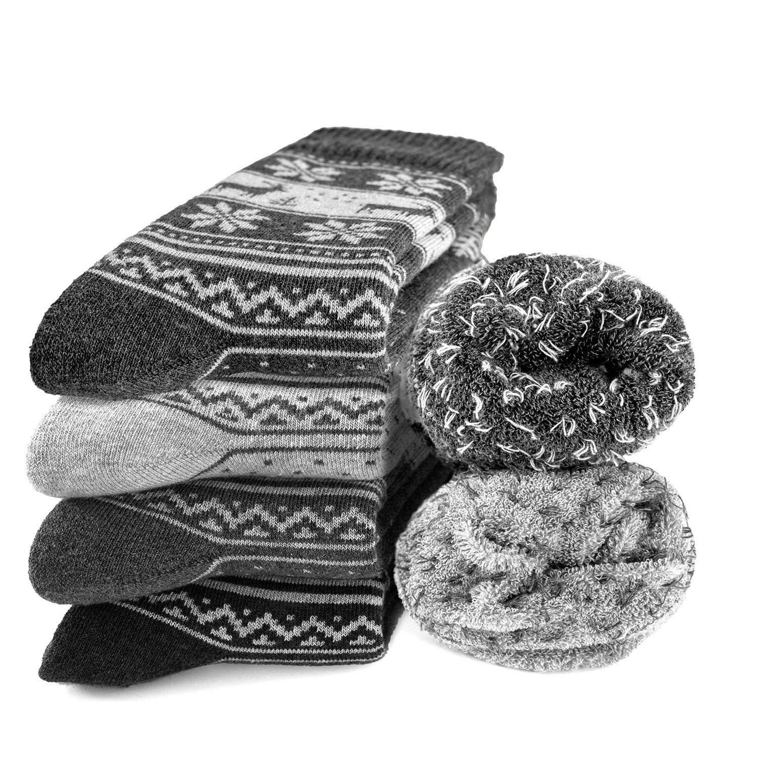 OCCULTO Norwegersocken Herren Thermosocken 6er Pack günstig online kaufen