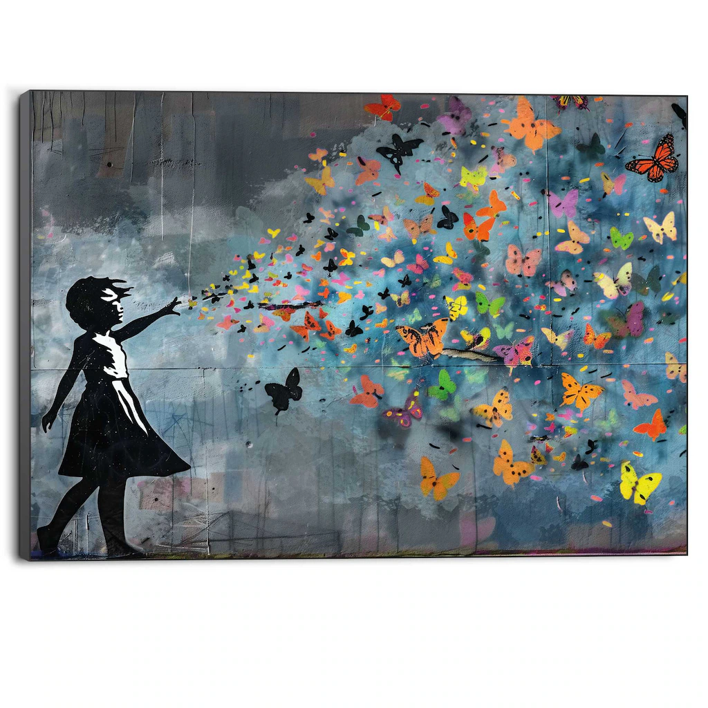 Reinders Wandbild "Streetart-Schmetterlinge" günstig online kaufen