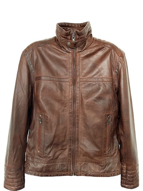 CBL Lederjacke MQ-45469 mit kurzen stehkragen günstig online kaufen