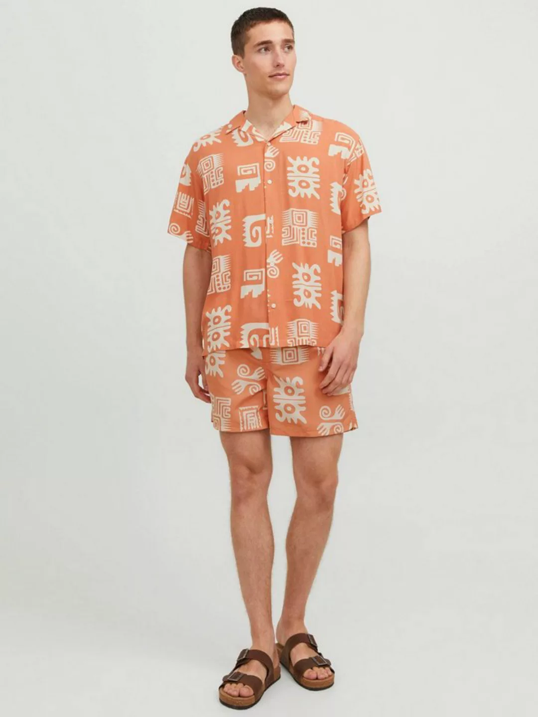 Jack & Jones Kurzarmhemd JJLuke Ocean Resort (1-tlg) günstig online kaufen