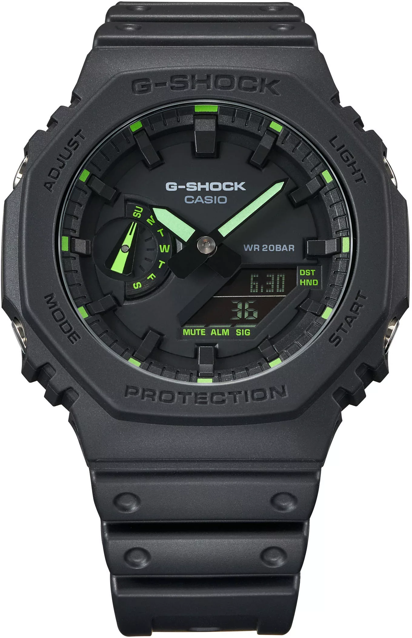 CASIO G-SHOCK Chronograph »GA-2100-1A3ER«, Quarzuhr, Armbanduhr, Herrenuhr, günstig online kaufen