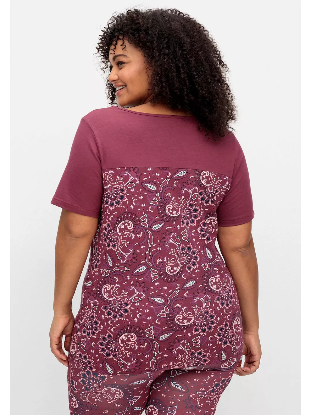 sheego by Joe Browns T-Shirt "Große Größen", mit Paisleymuster günstig online kaufen