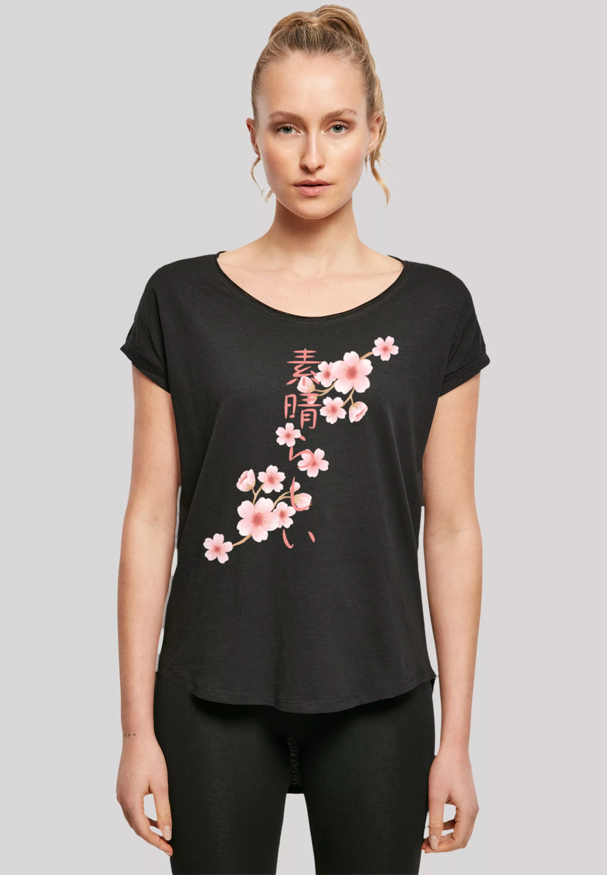 F4NT4STIC T-Shirt Kirschblüten Print günstig online kaufen