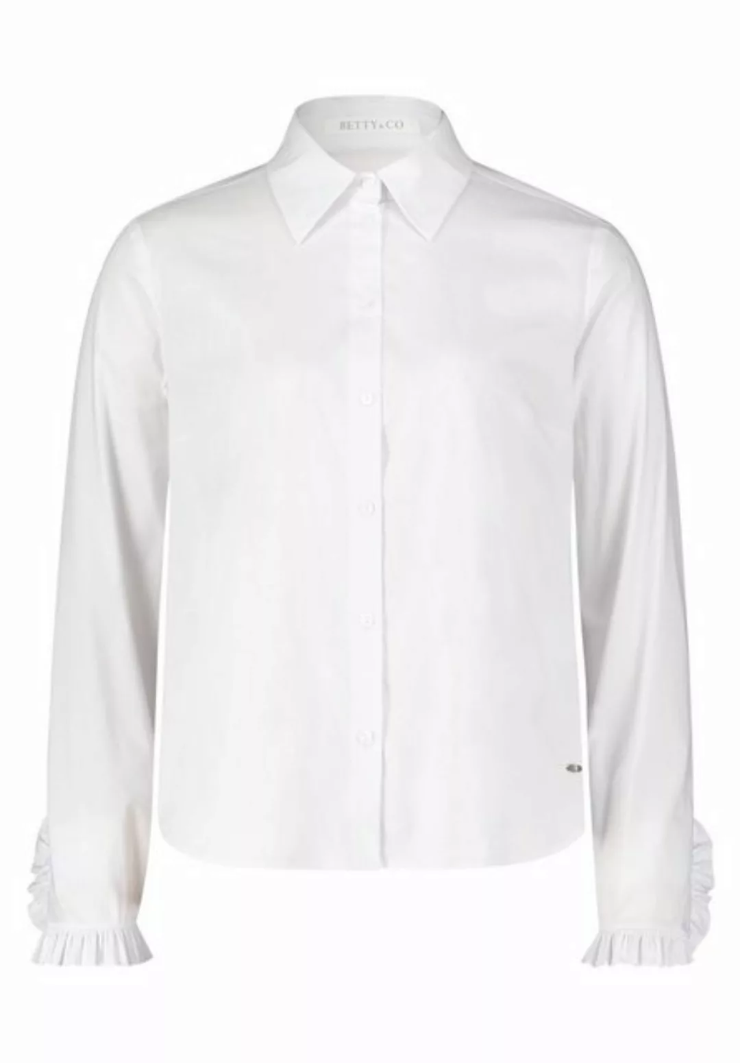 Betty&Co Blusenshirt Bluse Lang 1/1 Arm, Bright White günstig online kaufen