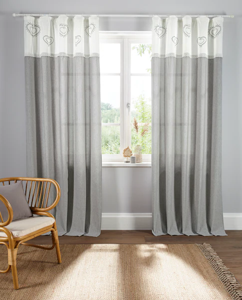 my home Gardine Louis, Kräuselband (1 günstig online kaufen