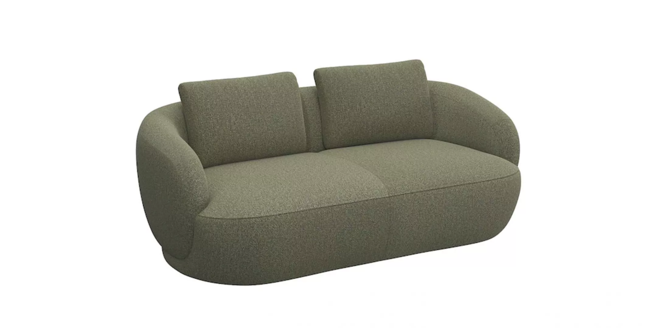 FLEXLUX 2,5-Sitzer "Torino, rund, Couch, Loveseat,", Modernes, organisches günstig online kaufen