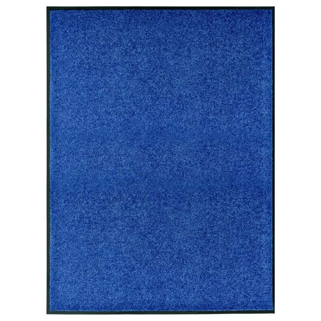 Fußmatte Waschbar Blau 90x120 Cm günstig online kaufen