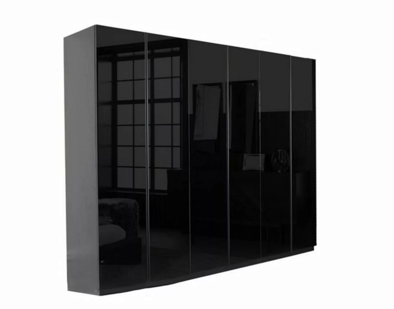 Xlmoebel Kleiderschrank 264cm Kleiderschrank Schlafzimmermöbel aus schwarze günstig online kaufen