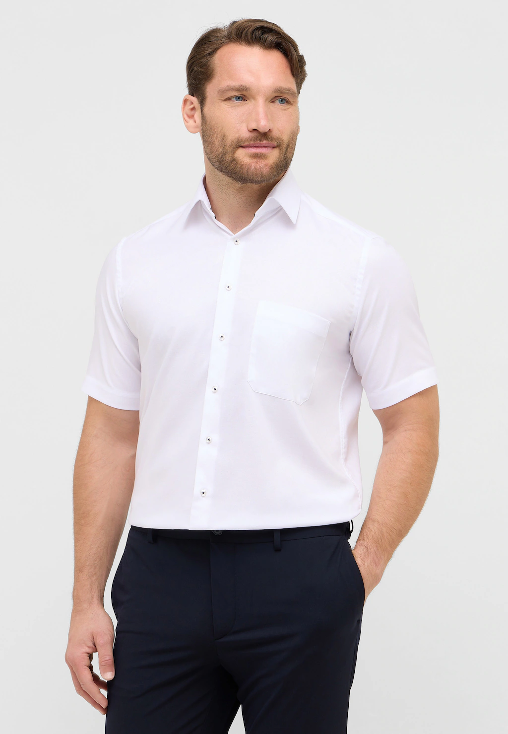 Eterna Kurzarmhemd "COMFORT FIT", NON IRON (bügelfrei) günstig online kaufen
