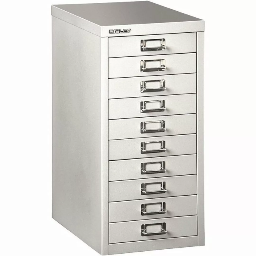 Bisley Beistellschrank MultiDrawer Schrank aus Stahl, 10 Schubladen, ohne S günstig online kaufen