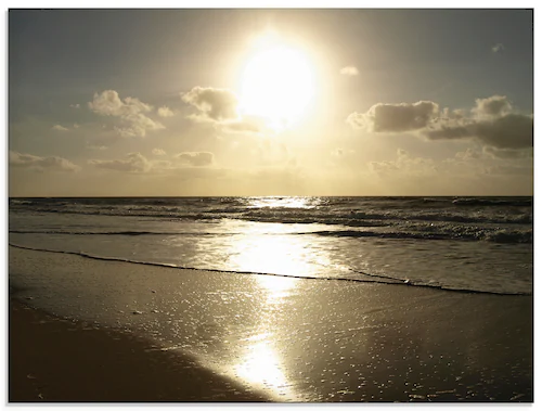 Artland Glasbild »Stille«, Strand, (1 St.), in verschiedenen Größen günstig online kaufen