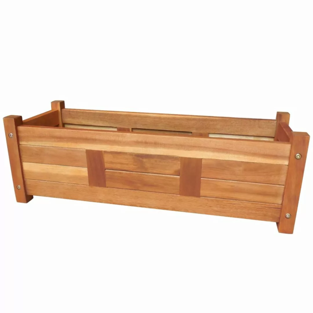 Garten-hochbeet Akazienholz 76x27,6x25 Cm günstig online kaufen