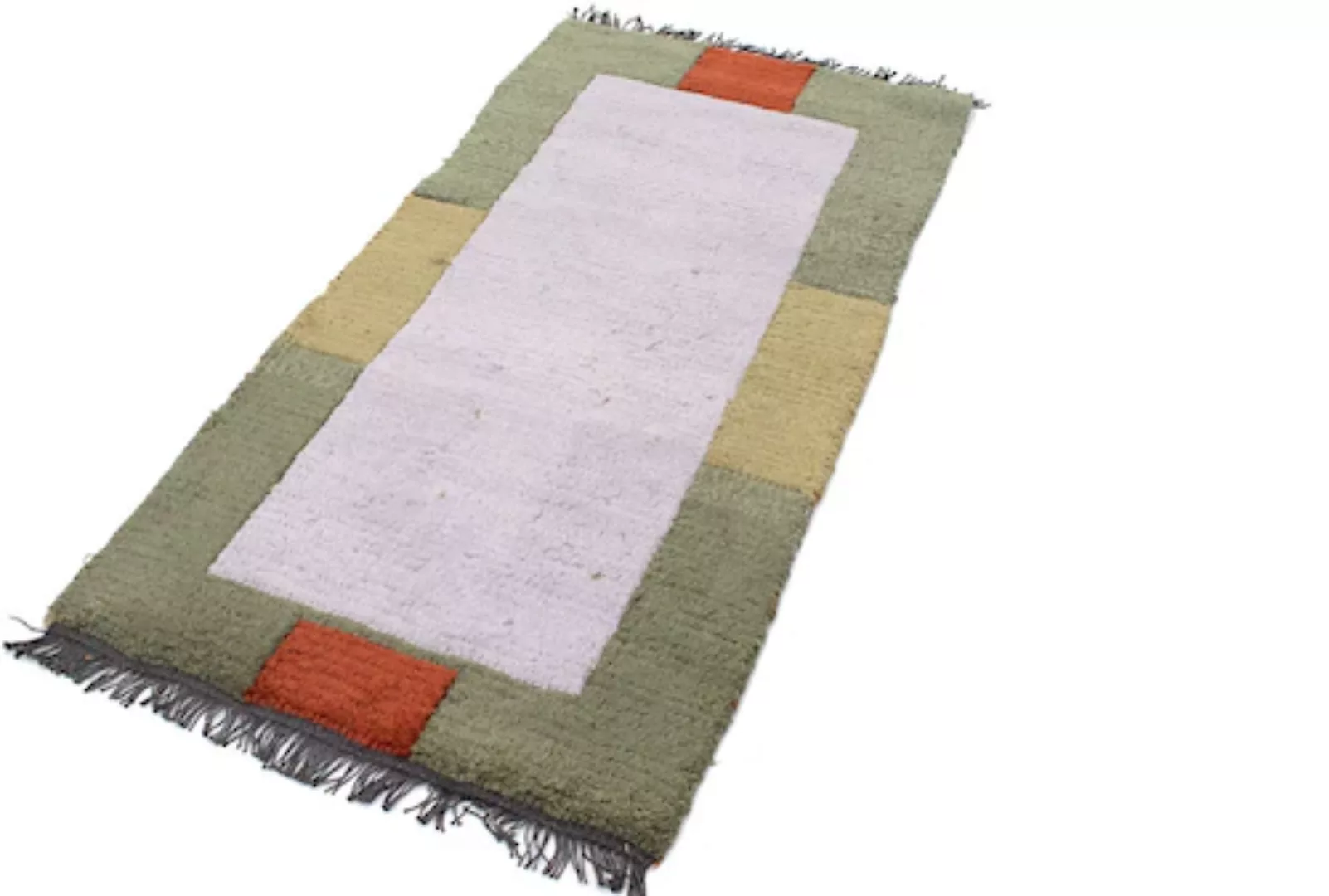 morgenland Wollteppich »Nepal Teppich handgeknüpft rosa«, rechteckig, handg günstig online kaufen
