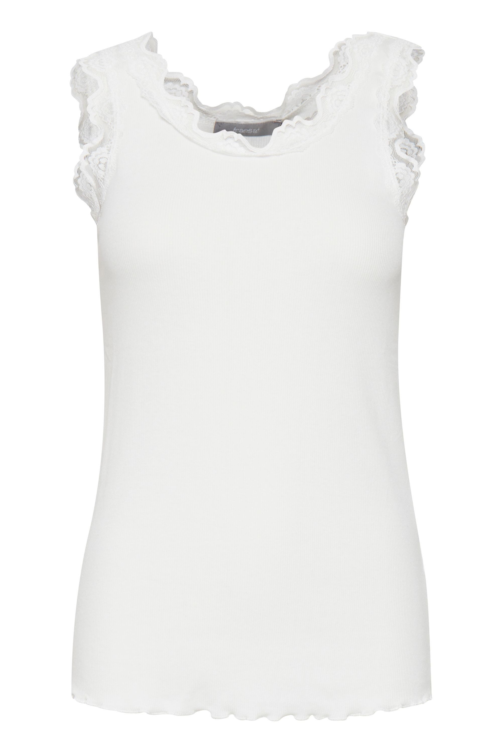 fransa Tanktop FRHIZAMOND Top mit Spitzeneinsätzen günstig online kaufen
