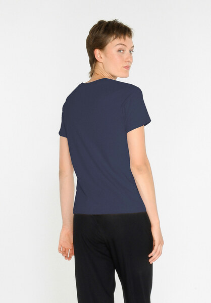 Damen Print T-shirt Spacegrid Aus Biobaumwolle günstig online kaufen