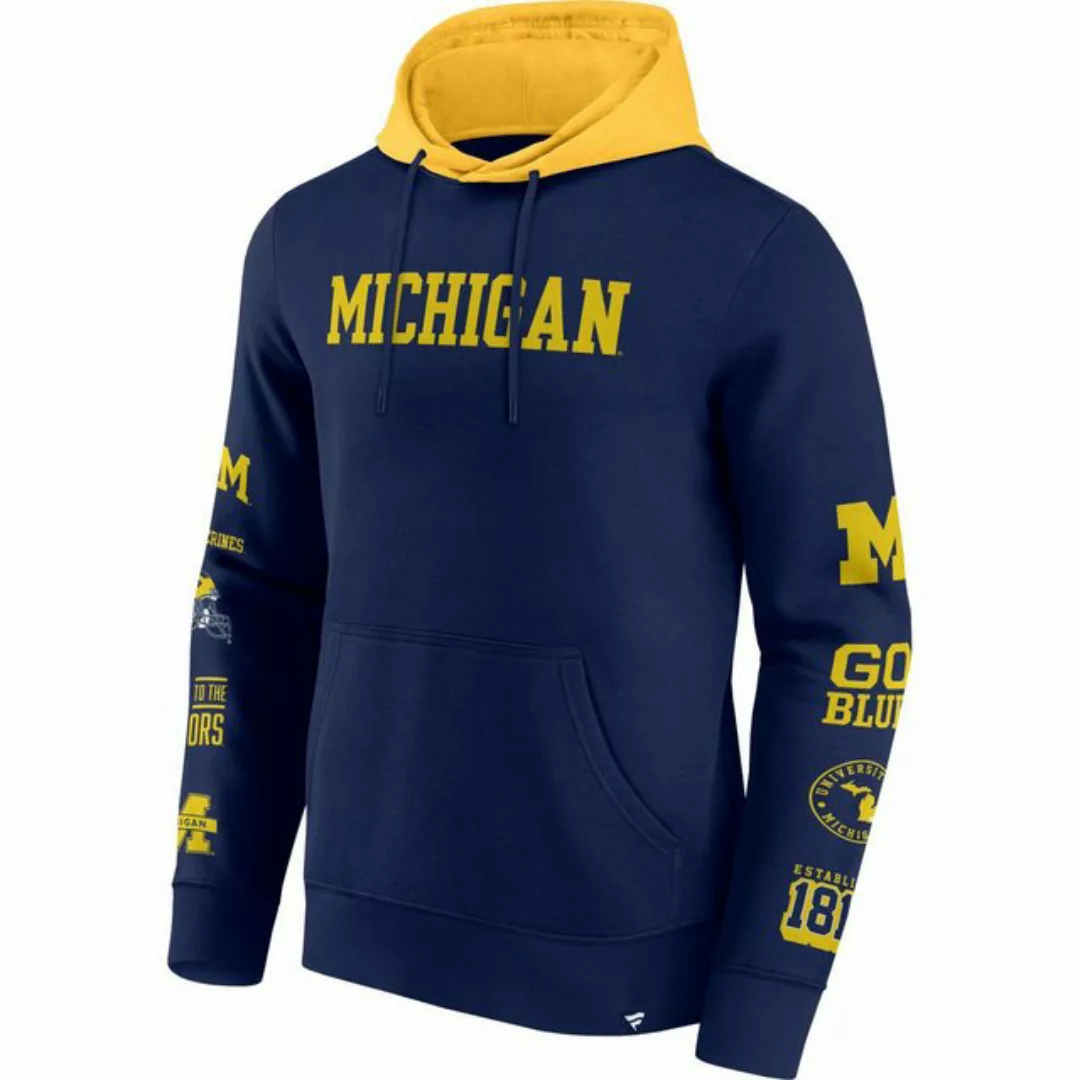 Fanatics Kapuzenpullover Michigan Wolverines NCAA Sleeve Patches günstig online kaufen