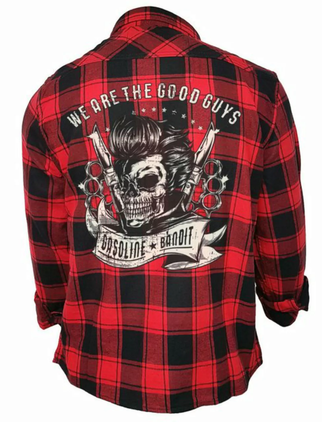 GASOLINE BANDIT® Flanellhemd Herren Worker Hemd für Rockabilly Fans: We are günstig online kaufen