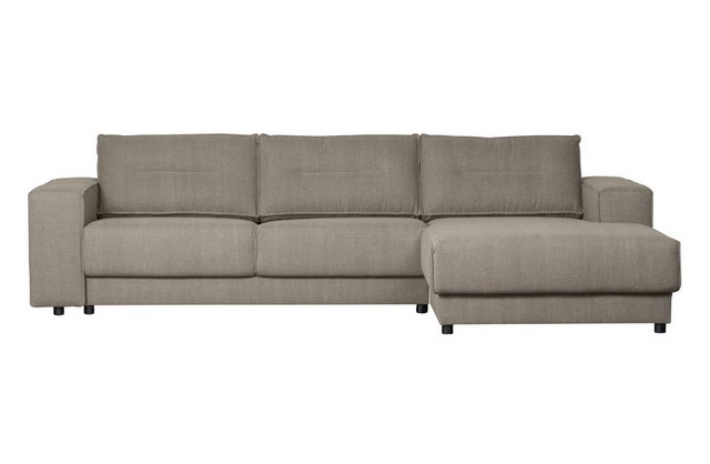 Basiclabel Ecksofa Chaiselongue Randy aus Leinenstoff Rechts günstig online kaufen