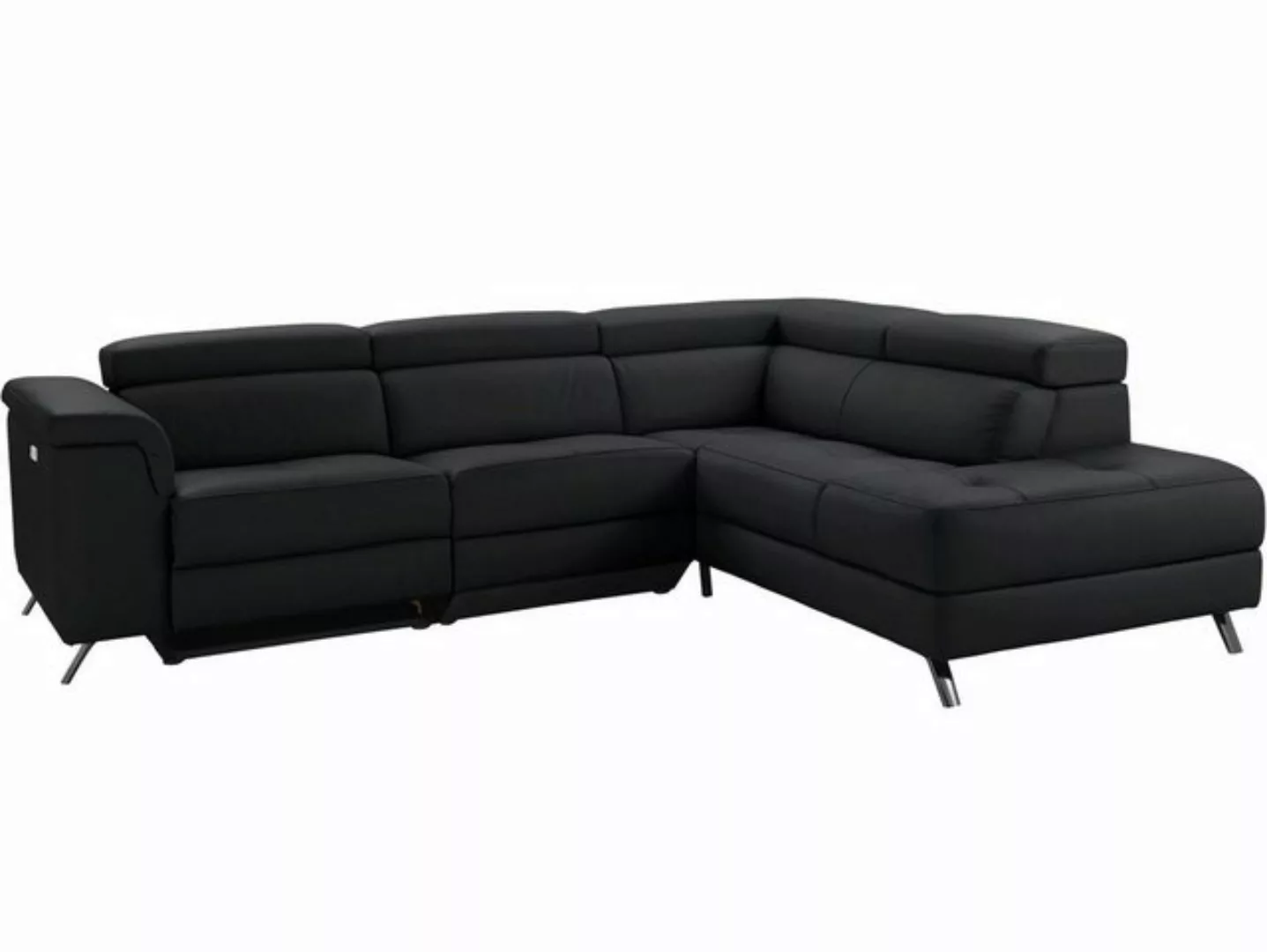 loft24 Ecksofa Perle, Sofa Couch mit Relaxfunktion USB Anschluss mit Recami günstig online kaufen