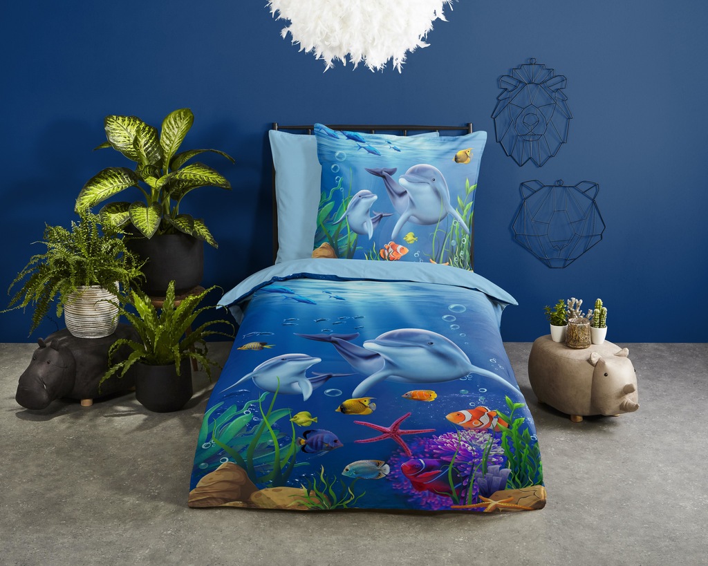 PURE luxury collection Kinderbettwäsche »Mare«, Mikrofaser, 135x200, Pflege günstig online kaufen