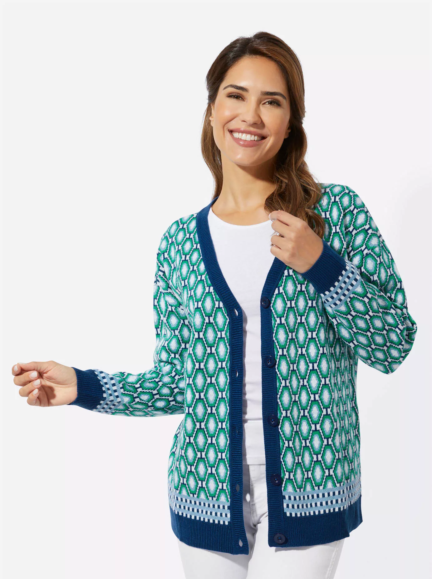 Classic Basics Longstrickjacke günstig online kaufen