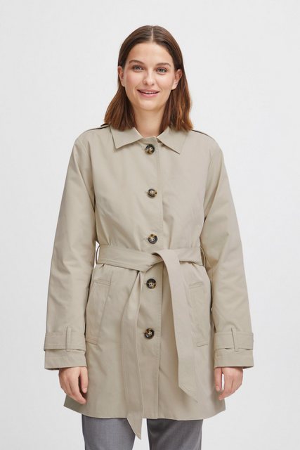 b.young Cabanjacke BYAMONA TRENCH COAT 3 - cooler Trenchcoat mit Gürtel günstig online kaufen