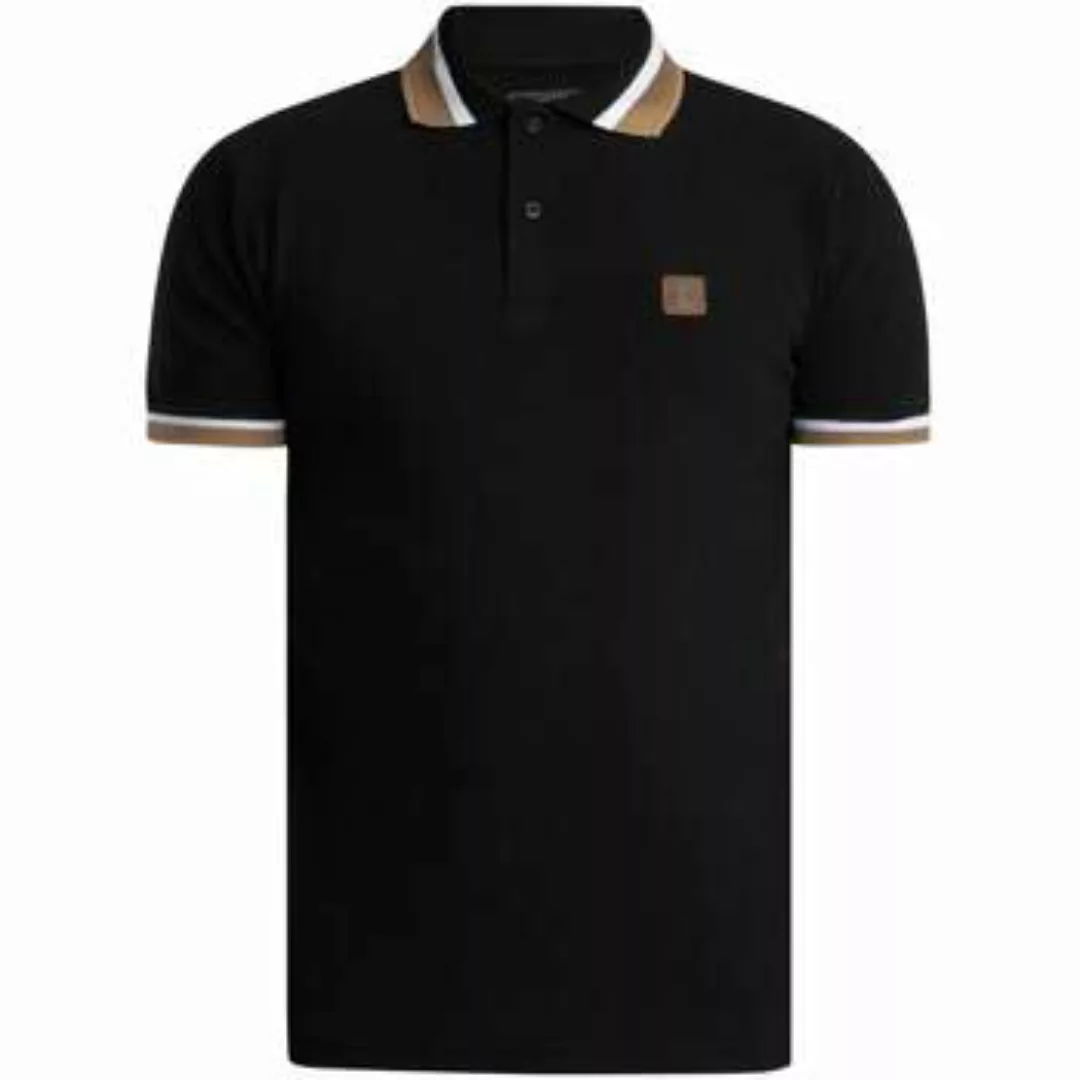 Trojan  Poloshirt Poloshirt mit Ottoman-Ripp und Jacquard-Besatz günstig online kaufen
