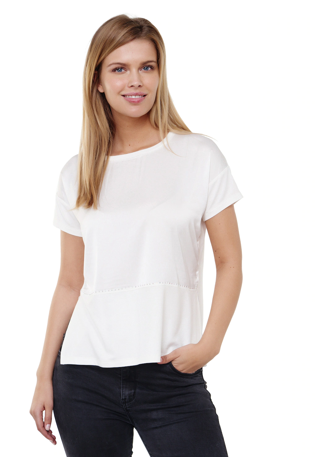 Decay T-Shirt, mit raffiniertem Seitenschlitz günstig online kaufen