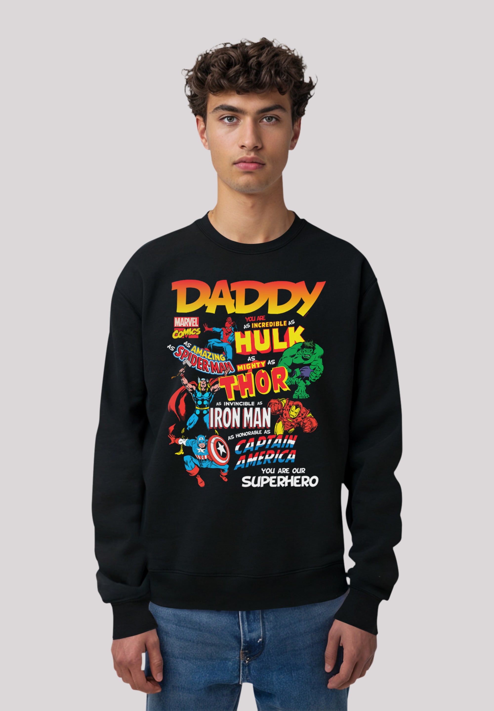 F4NT4STIC Sweatshirt "Marvel Comics Our Dad Superhero", Premium Qualität günstig online kaufen