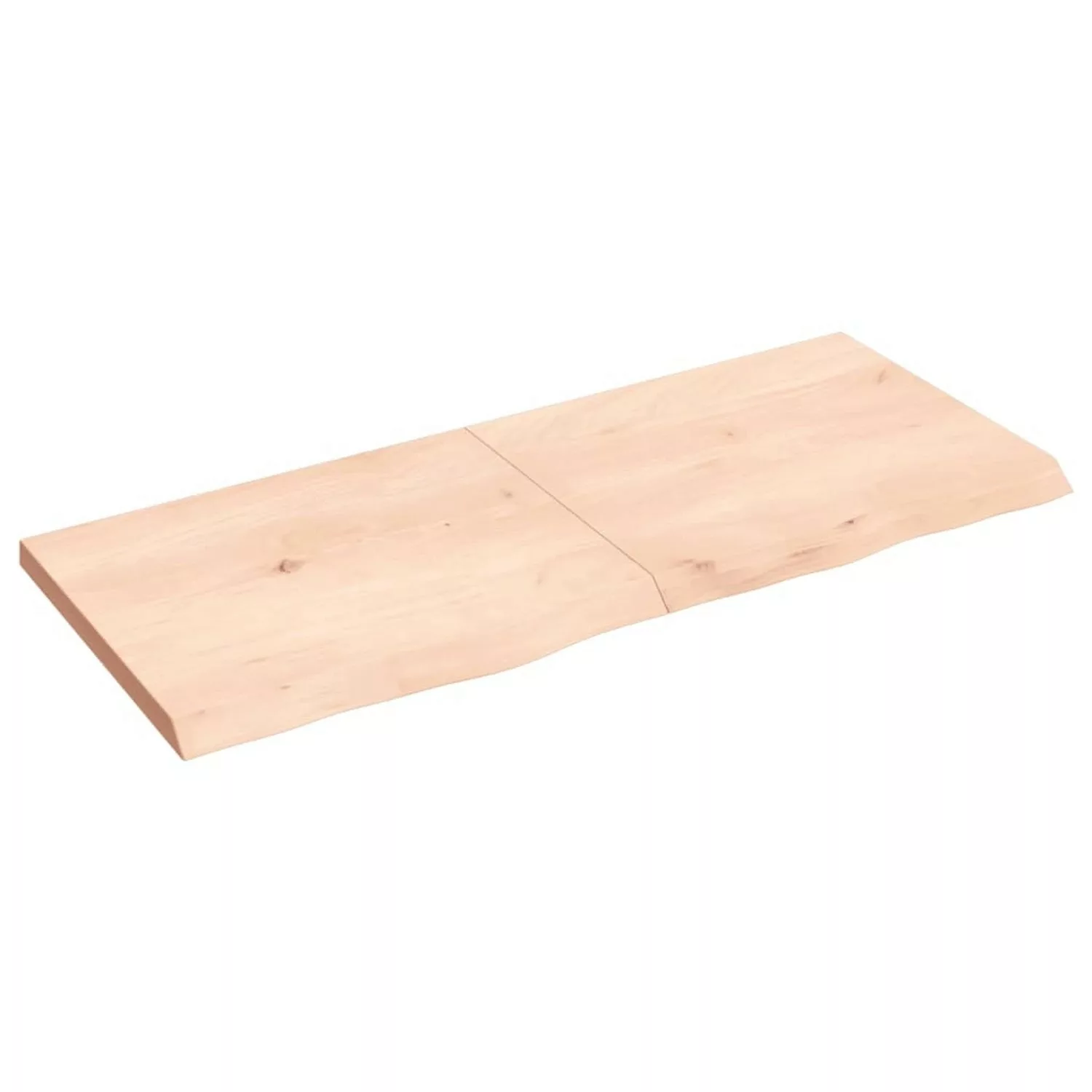 vidaXL Waschtischplatte 120x50x4 cm Massivholz Unbehandelt günstig online kaufen