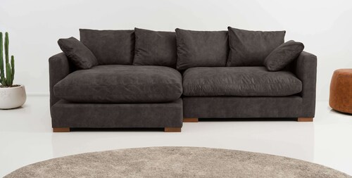 Home affaire Ecksofa »Coray«, Breite 266 cm, extra weich und kuschelig, mit günstig online kaufen