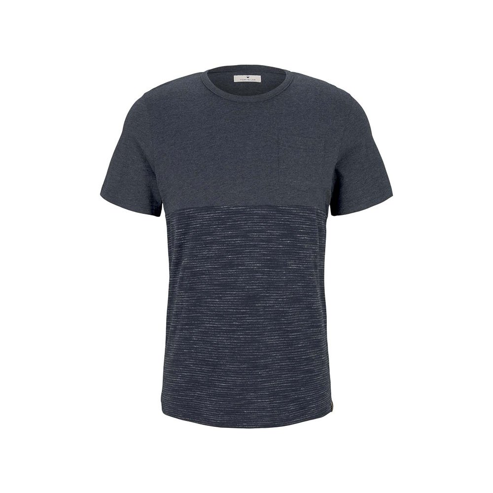 Tom Tailor 1027436 Kurzärmeliges T-shirt S Sky Captain Blue White Melange günstig online kaufen