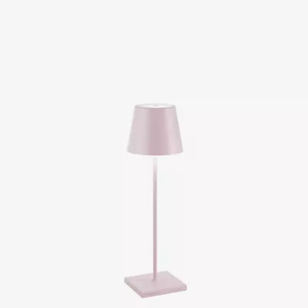 Zafferano Poldina Akkuleuchte LED, rosa - 38 cm günstig online kaufen