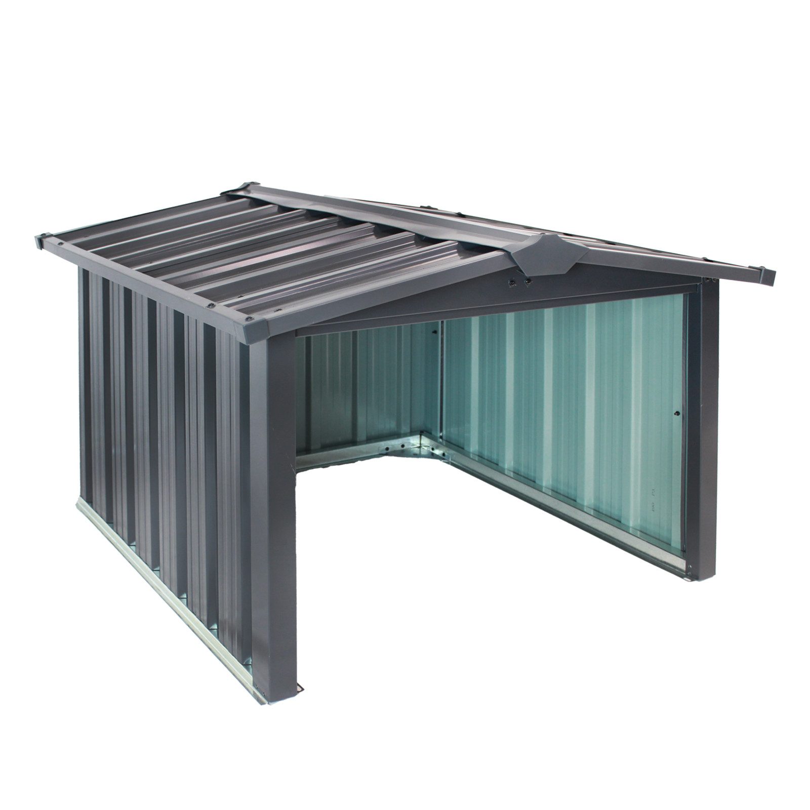 TRUTZHOLM Mähroboter-Garage Satteldach 68x47cm aus Metall günstig online kaufen
