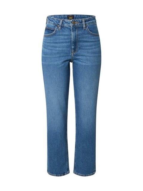 Lee Damen Jeans Carol - Straight Fit - Blau - Worn Iris günstig online kaufen