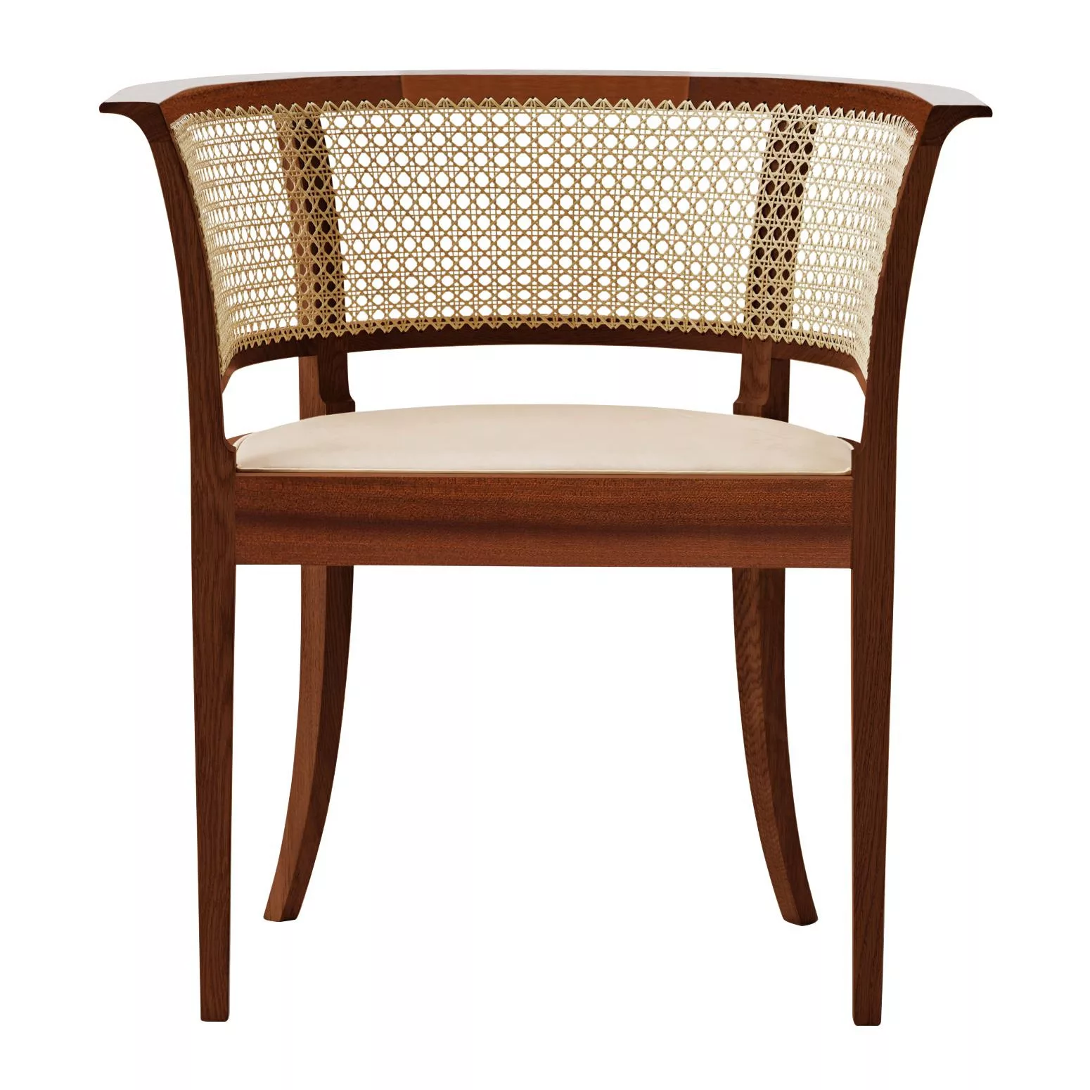 Carl Hansen - KK96620 Faaborg Chair - beige/Leder Sif 90/CMHR-Schaum/BxHxT günstig online kaufen