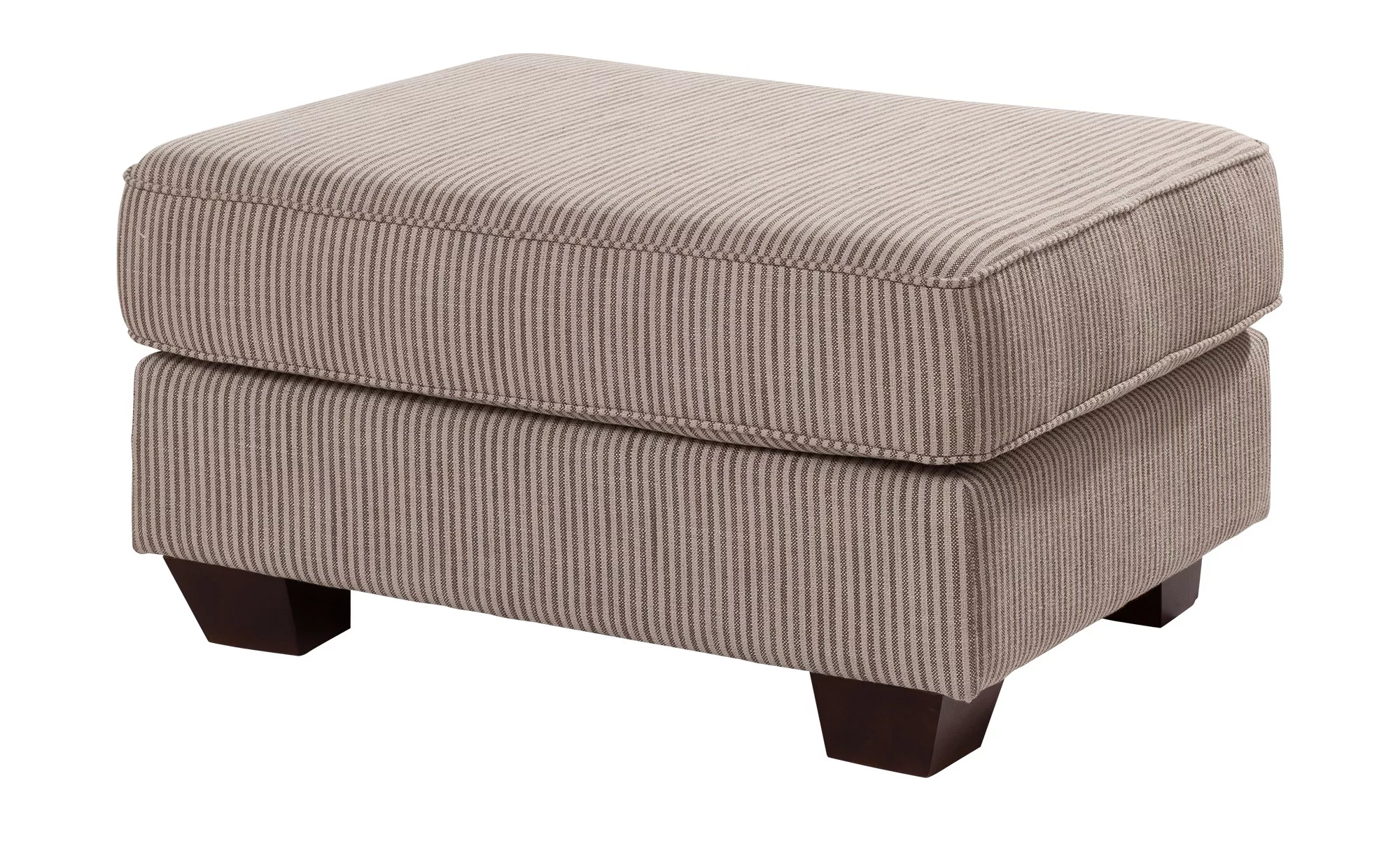 SOHO Hocker gestreift  Franka ¦ beige ¦ Maße (cm): B: 75 H: 42 T: 62 Polste günstig online kaufen