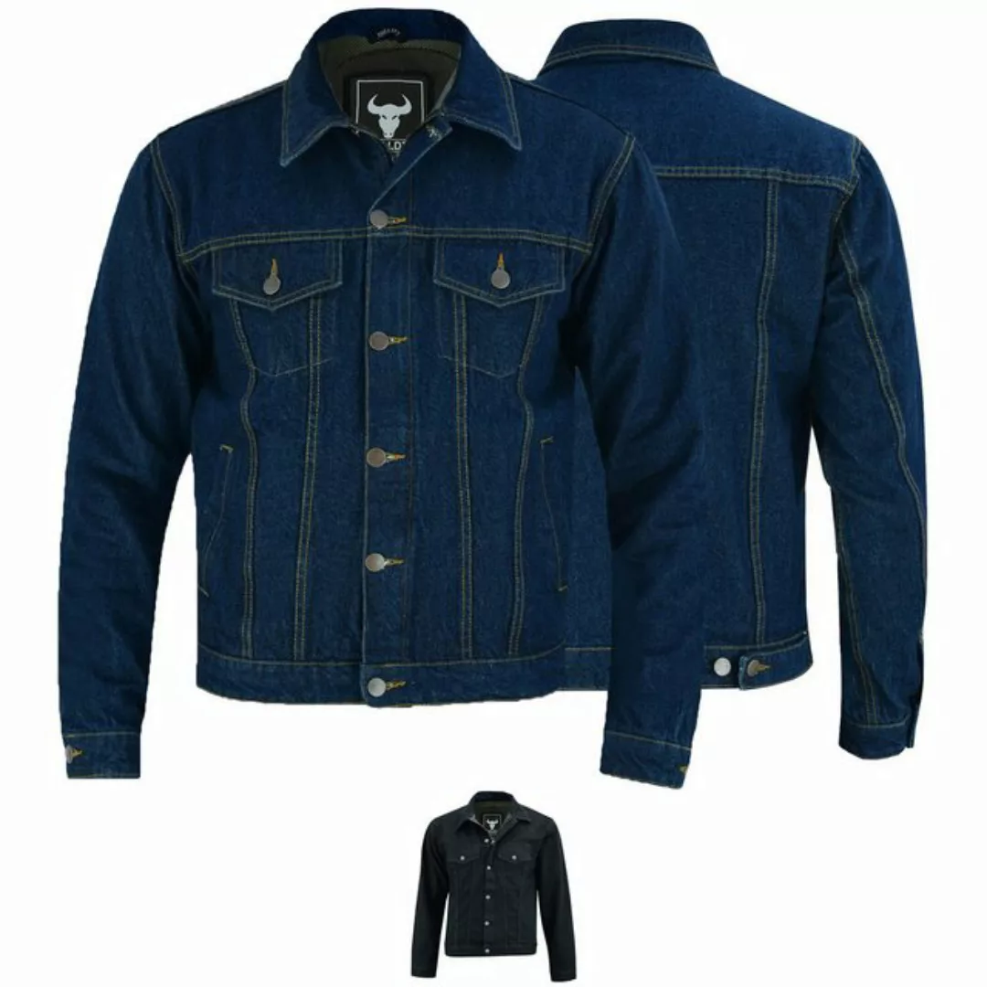 BULLDT Motorradjacke BLD324j Denim Jeansjacke Motorradjacke Trucker Jacke D günstig online kaufen