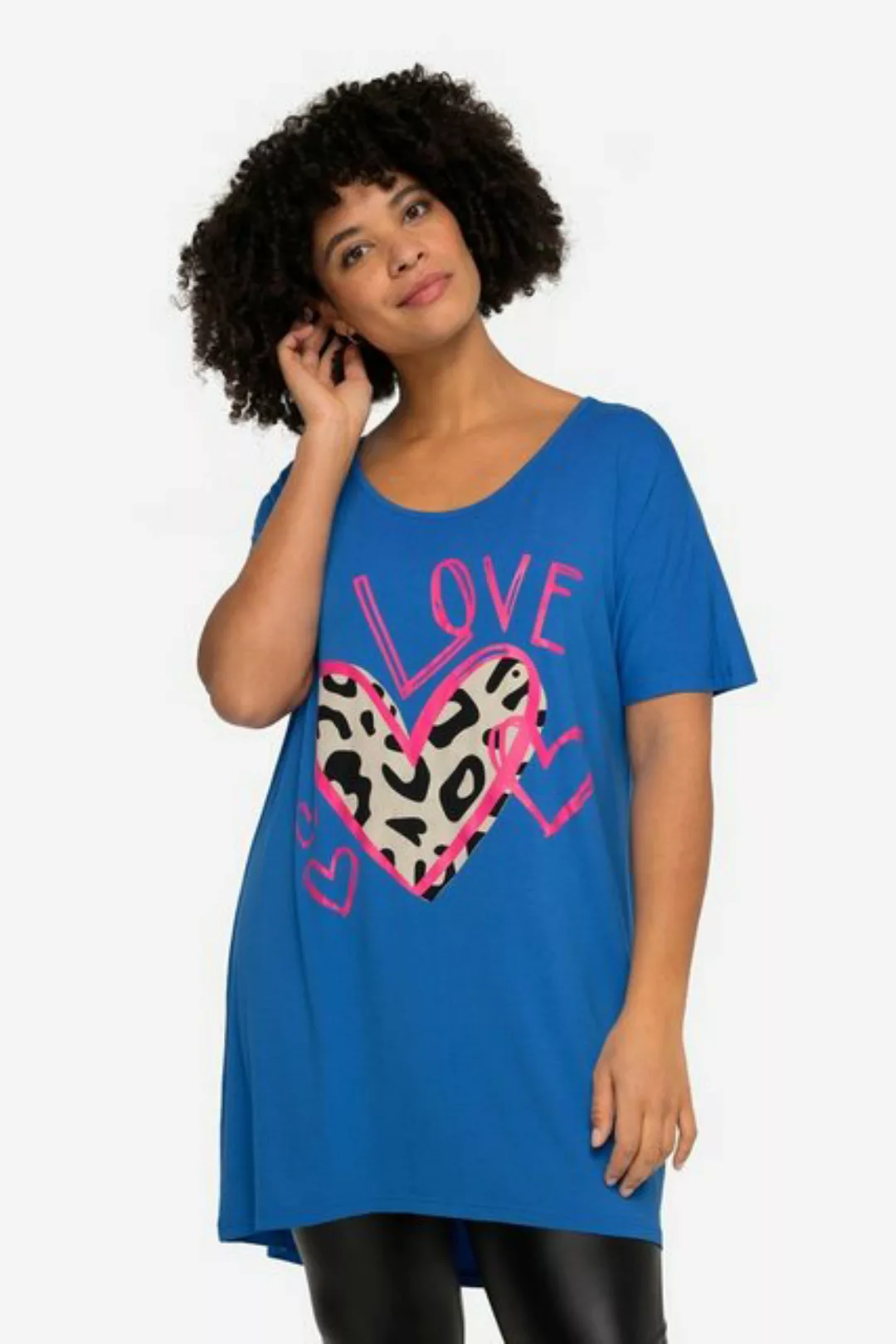 Angel of Style Longshirt T-Shirt lang und oversized LOVE-Motiv Rundhals günstig online kaufen