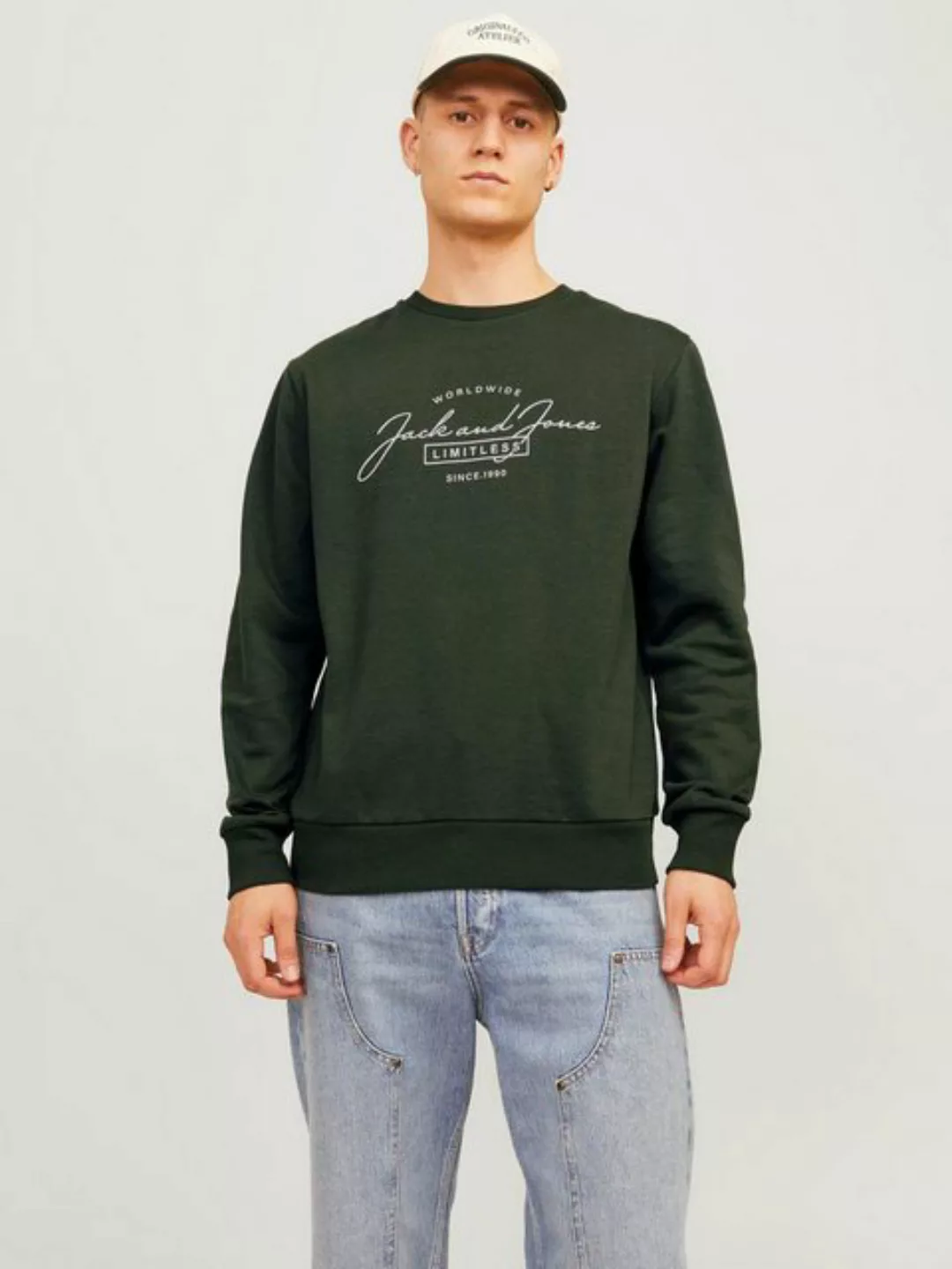 Jack & Jones Sweatshirt JJFERRIS SWEAT CREW NECK günstig online kaufen