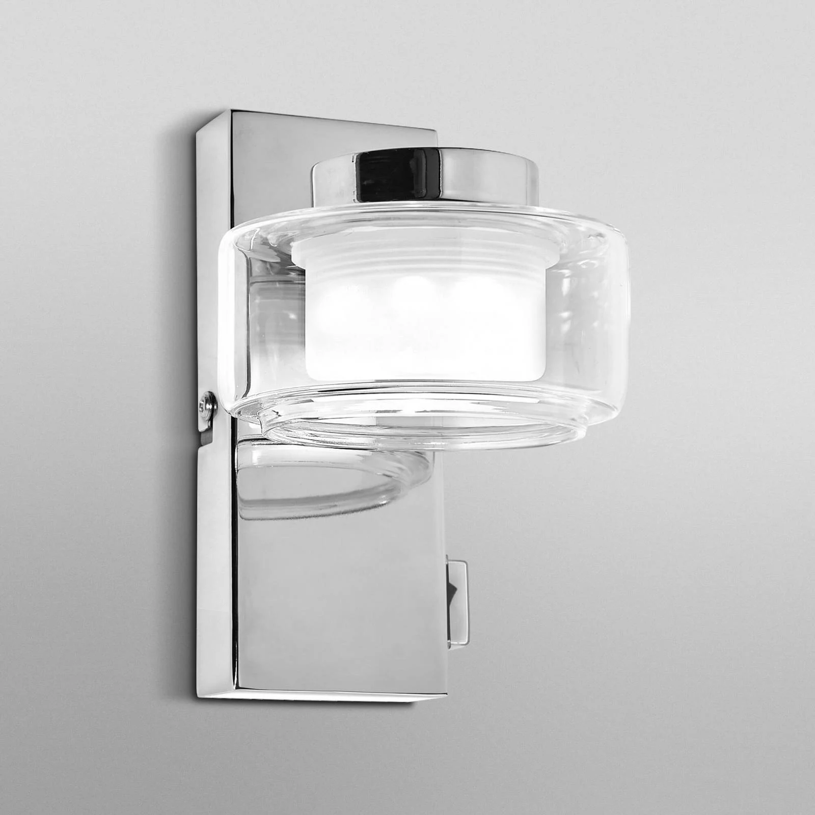 OSRAM LED-Wandleuchte ORBIS FLAME, chrom, Metall, IP44, CCT günstig online kaufen