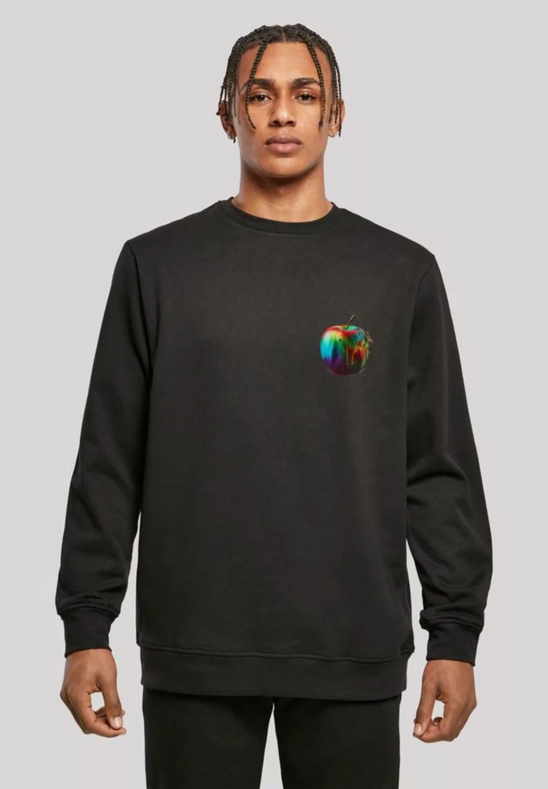 F4NT4STIC Kapuzenpullover Colorfood Collection - Rainbow Apple Print günstig online kaufen