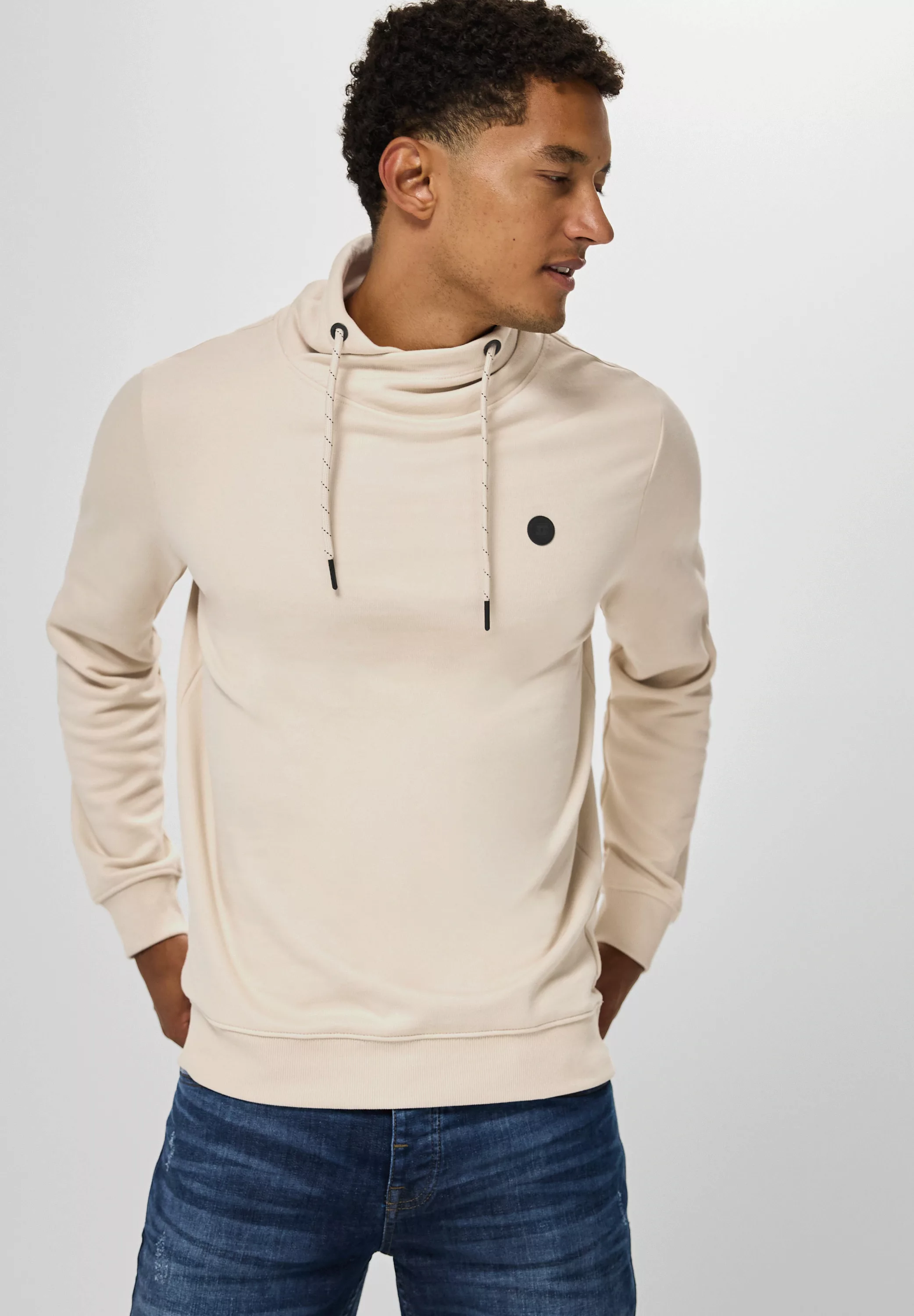 STREET ONE MEN Sweatshirt, im soften Baumwoll-Mix günstig online kaufen