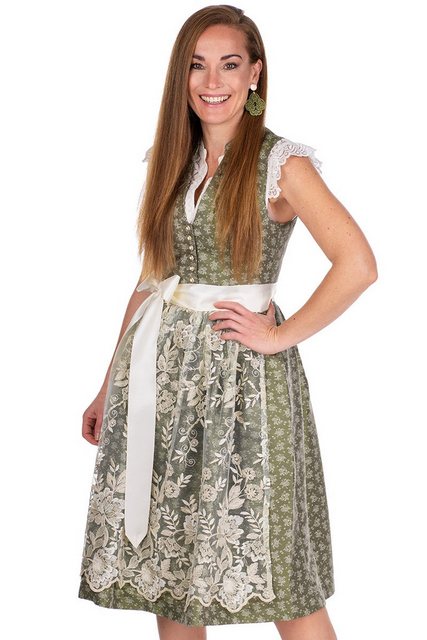 MarJo Dirndl Midi Dirndl 2tlg. - TINA - oliv/creme günstig online kaufen