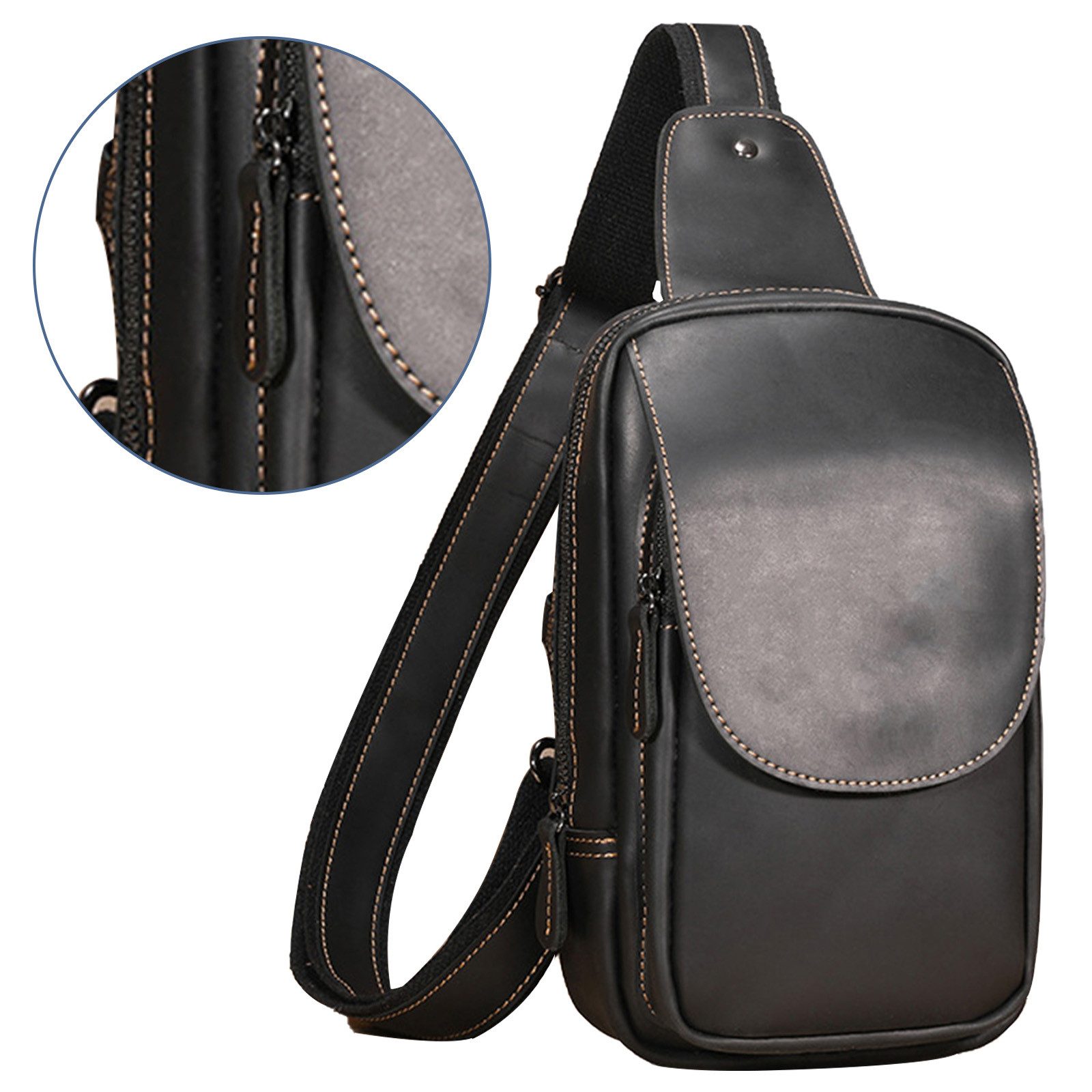 MODFU Schultertasche Brusttasche Kunstleder Handytasche Rucksack günstig online kaufen