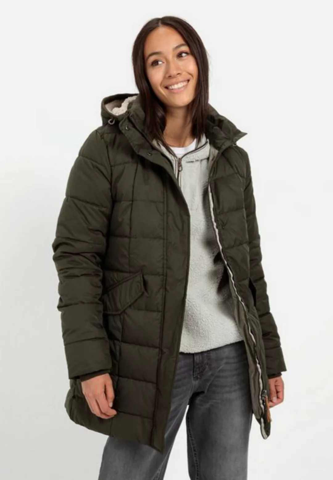 camel active Winterjacke mit abnehmbarer Kapuze günstig online kaufen