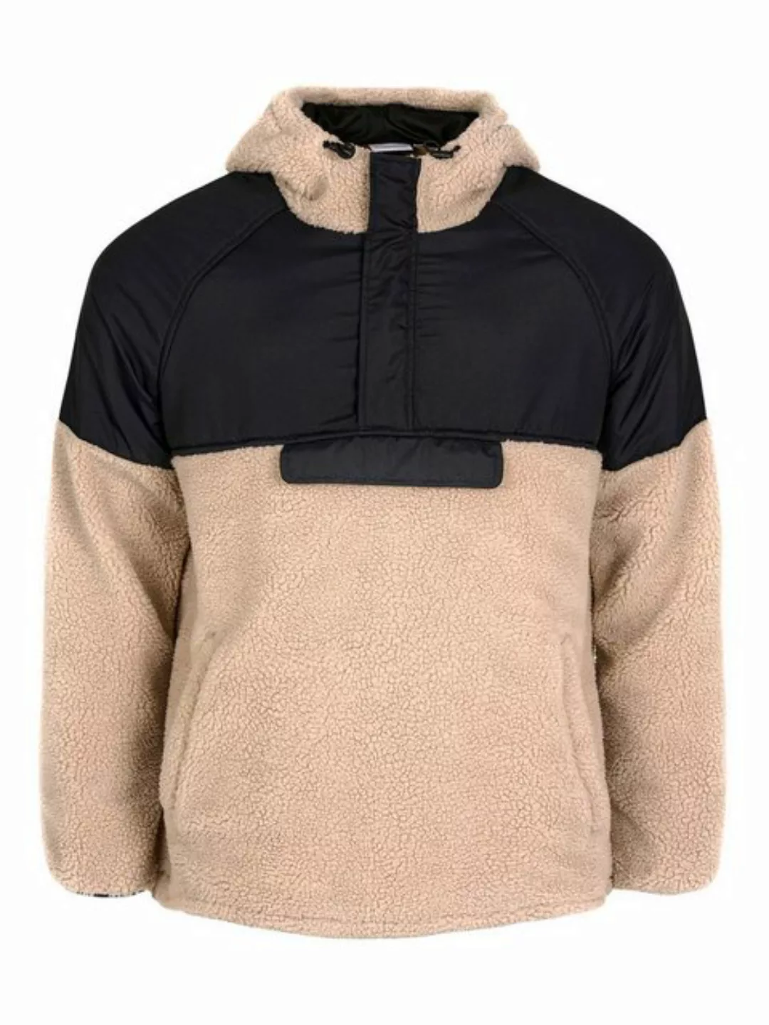 KnowledgeCotton Apparel Fleecejacke Teddy Oversized Anorak günstig online kaufen