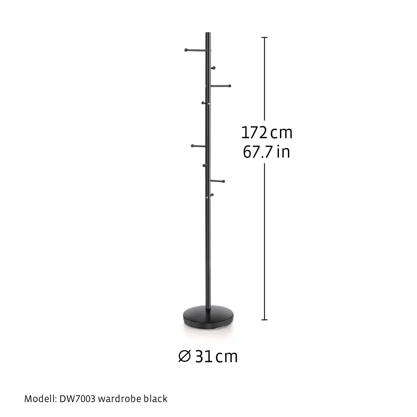 REISENTHEL® Garderobenständer wardrobe 8 Haken, 8 günstig online kaufen