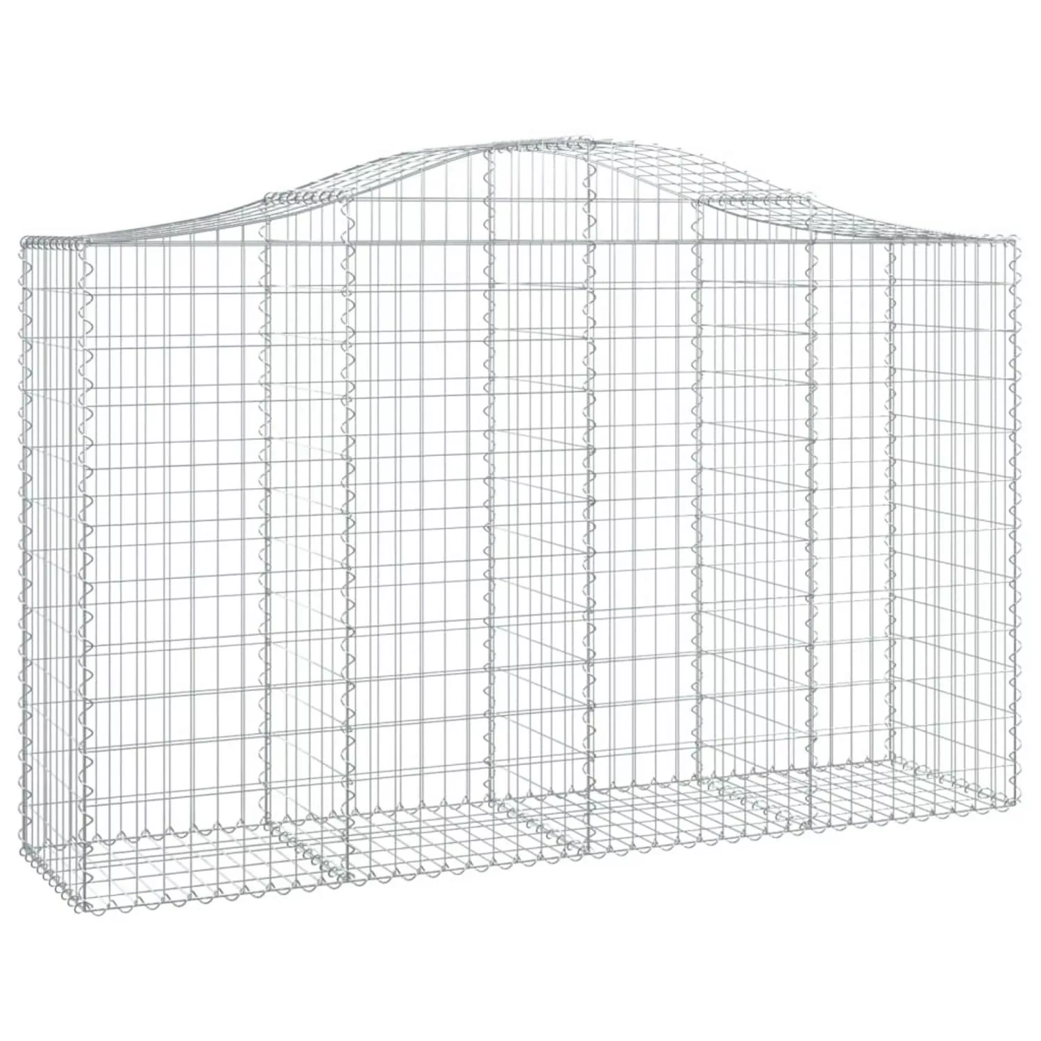Vidaxl Gabionen Mit Hochbogen 5 Stk. 200x50x120/140cm Verzinktes Eisen günstig online kaufen