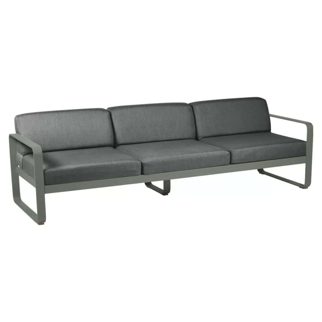 Bellevie 3-Sitzer Lounge-Sofa 48 Rosmarin A3 Graphitgrau günstig online kaufen